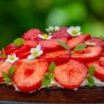 Jordbærkage abrikos- og mascarponecreme glutenfri