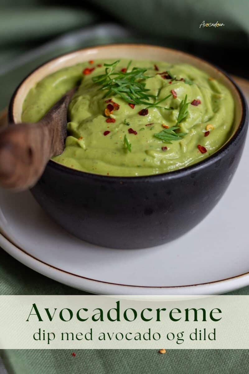 Avocadocreme med avocado og dild