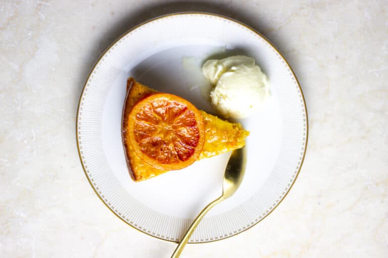 Dessert med appelsin: appelsink­age med appelsinis