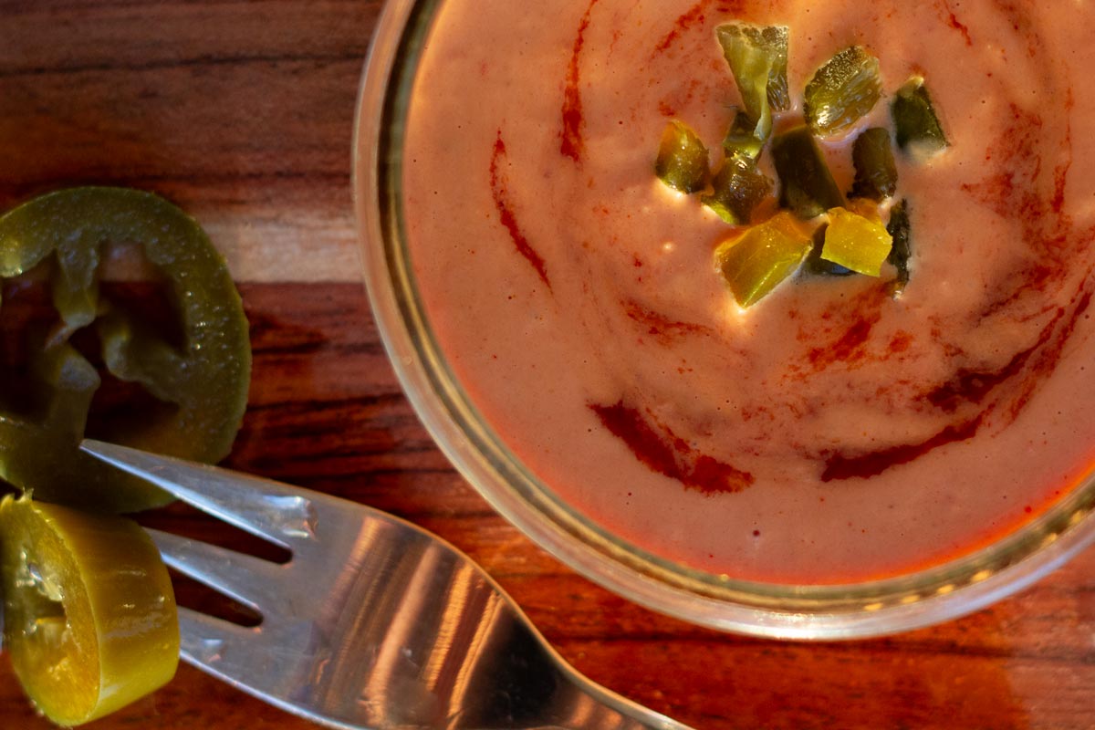 Chilimayonnaise med syltede jalapenos