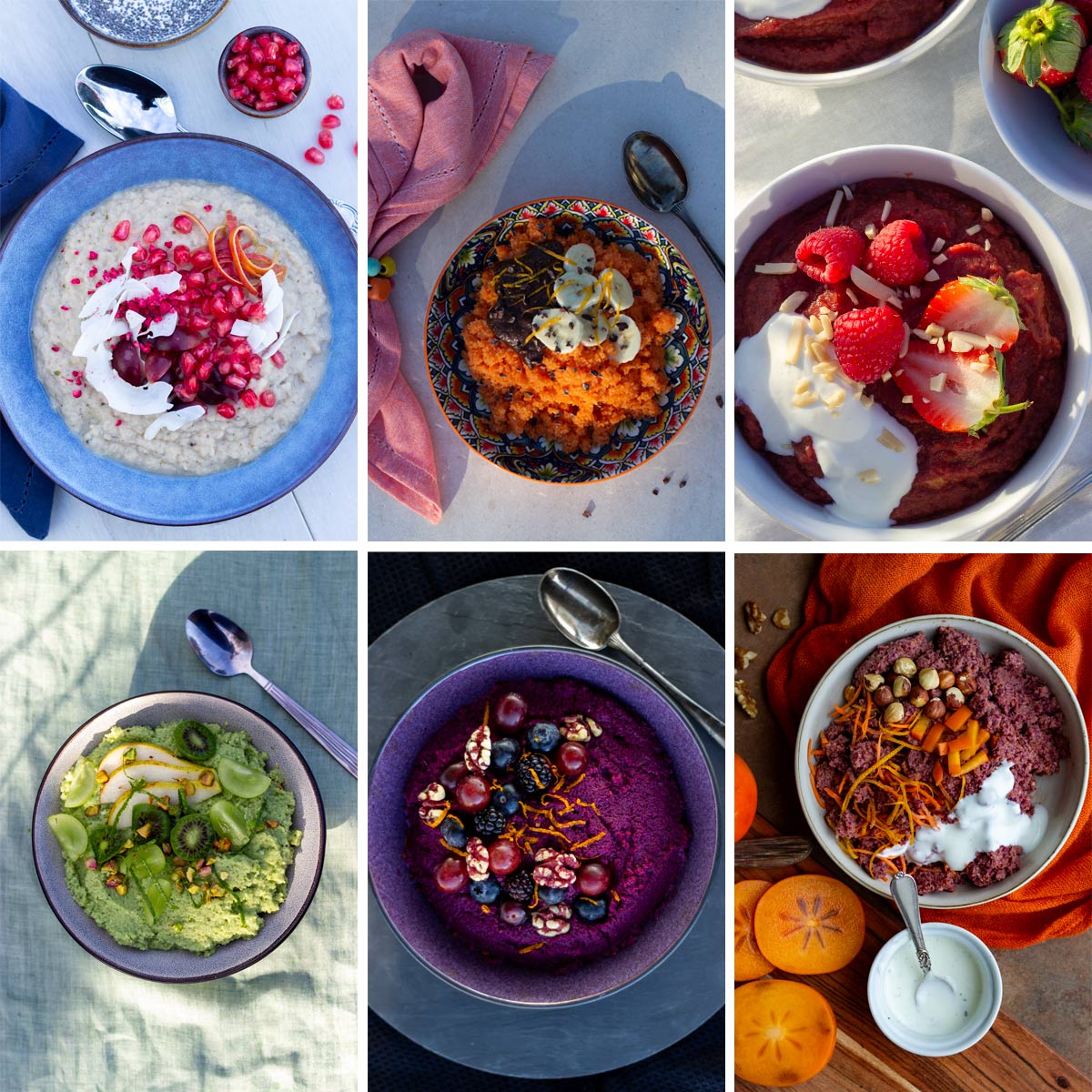 6 forskellige slags energigrød