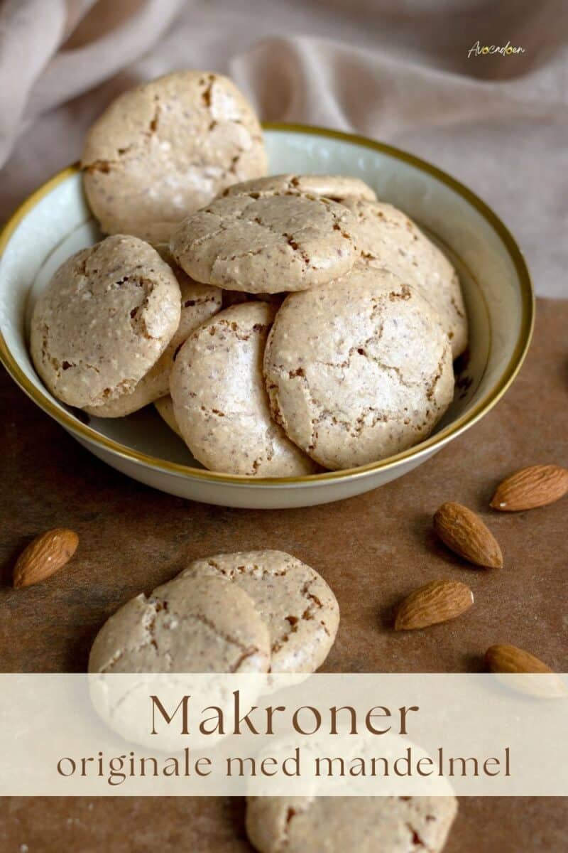Originale makroner med mandelmel